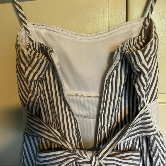 Speechless Striped Cotton Spaghetti Strap Dress Bubble Hem Size‎ 7 Juniors - Picture 7 of 11
